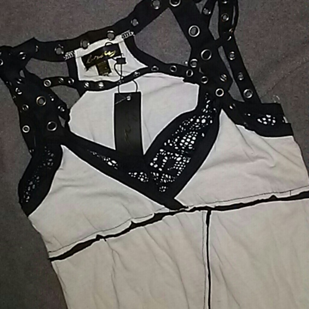 BNWT Cray grey/black knit dress (M)